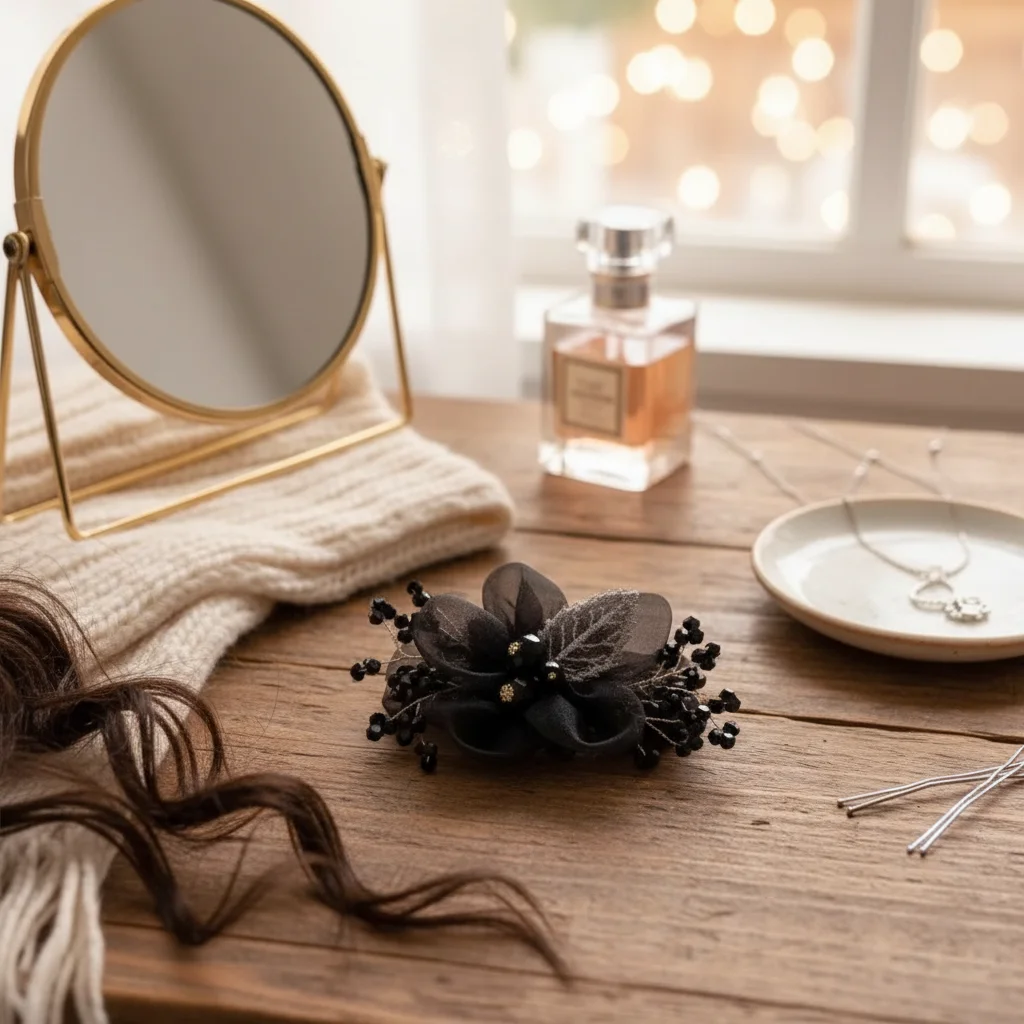 

Резинка для волос с вышитым цветочным узором в виде листьев, мягкая эластичная лента для женщин