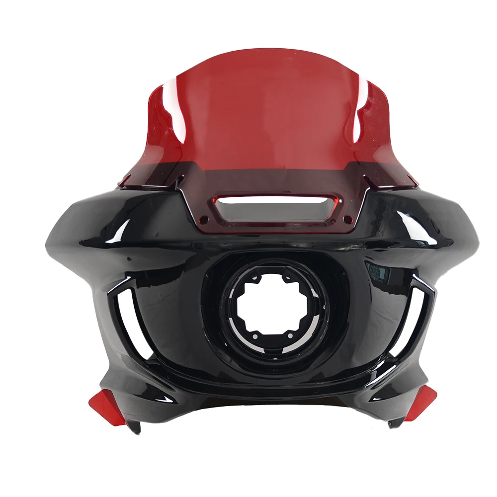 Low Rider ST 6.5" Black Windshield ST Fairing For Harley Softail Street Bob FXBB 2018-2020 FXBBS 2021-2024 Softail Standard FXST - Image 3