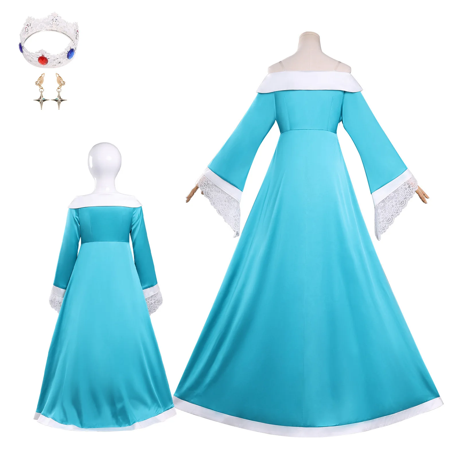 cheap bridesmaid dresses with sleeves WEDTREND Women Eucalyptus Dress Puff Chiffon A-Line Wedding Guest Dress, Eucalyptus / US8 Sleeve Type:ONE SHOULDER Lavetir Australia sells a Silver Long Sparkly Dress TALLA:S