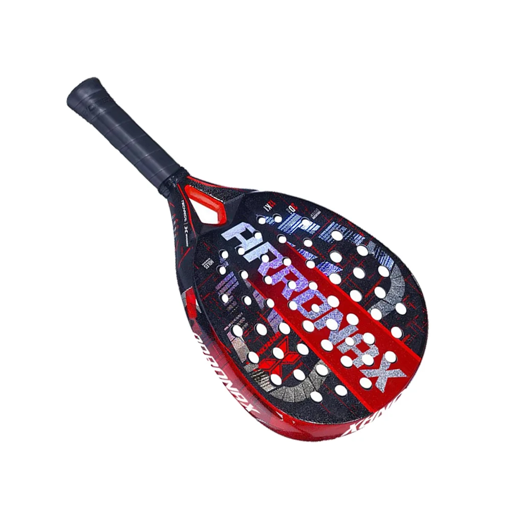 Professional Padel Tennis Racket, Soft Face, Carbon Fiber, Lightweight, Fashionable EVA Sports Equipment, High Quality