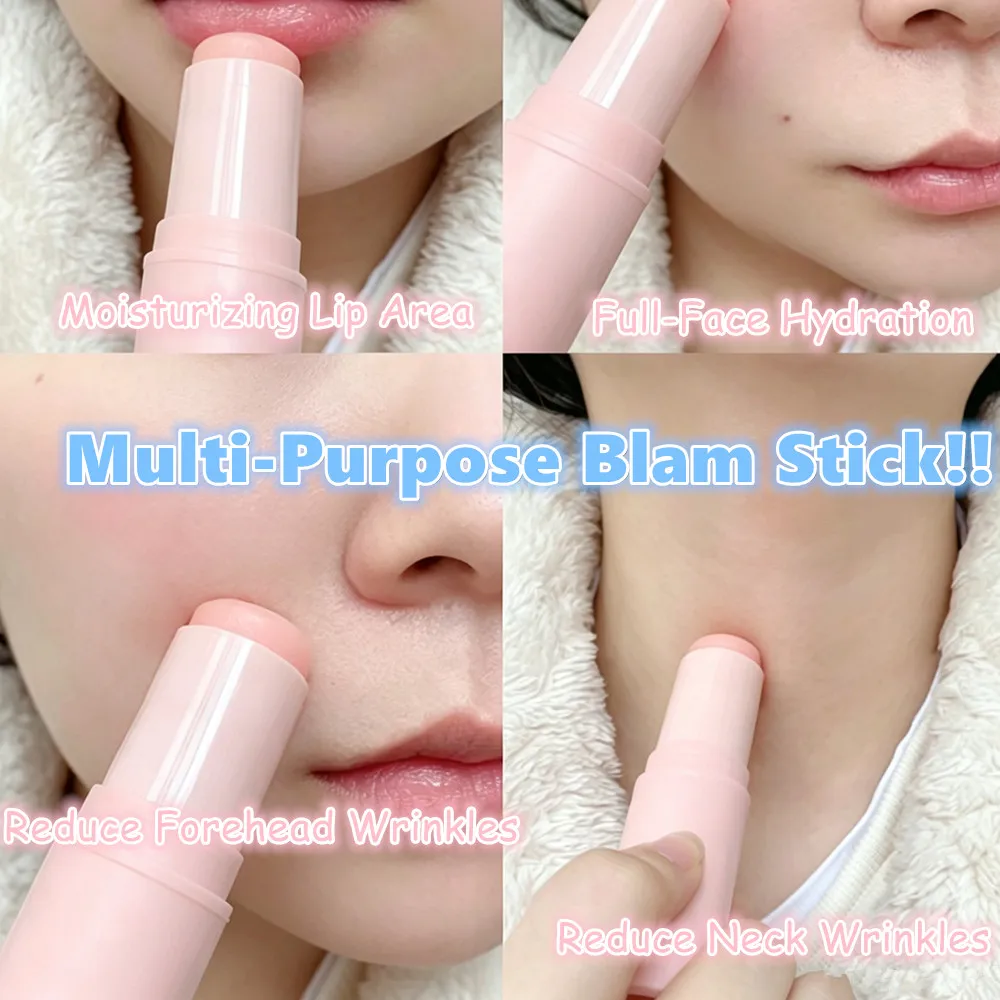 Rosetimes Instant Wrinkle Bounce Multi Balm Stick Collagen Firming Moisturizing Stick for Face Neck Shrink Pores Korean Cosmetic
