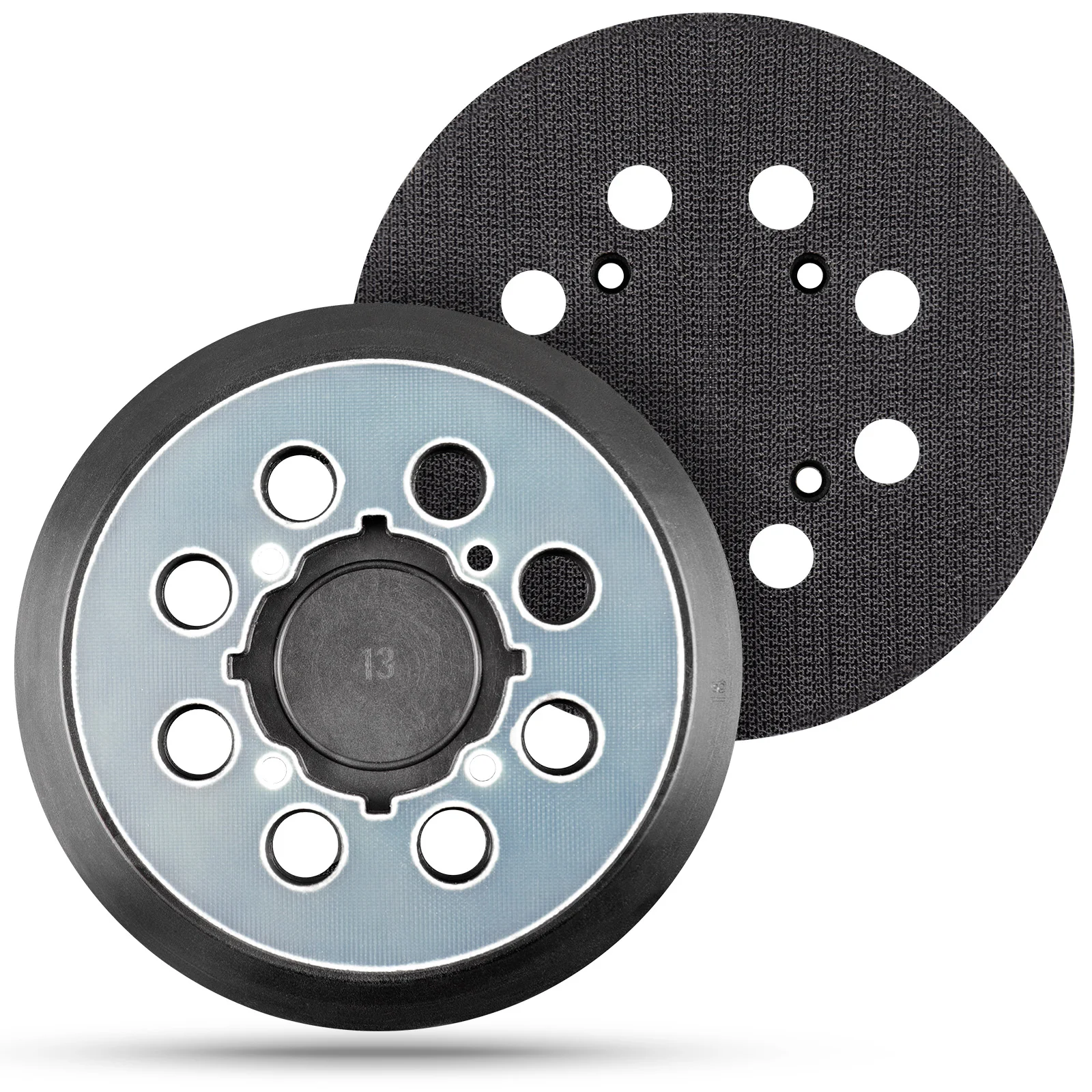 5 Inch 125mm Sanding Disc Backing Pad 8-Hole Hook&Loop Abrasive Wheel For DEWALT DWE6423/6423K DWE6421 DCW210B Orbital Sander