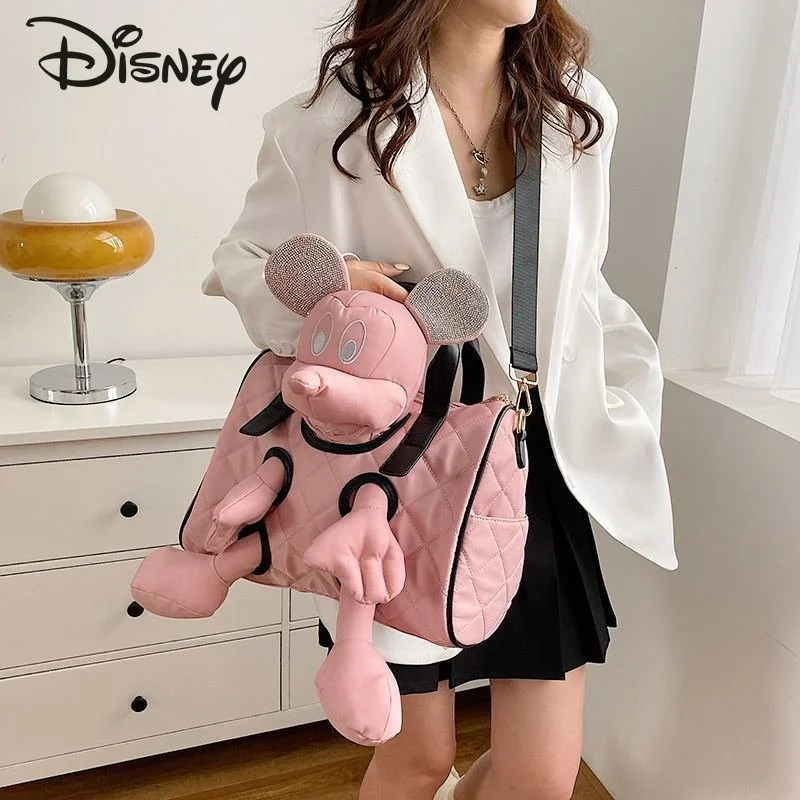 Disney Mickey neue Damen Umhängetasche hochwertige Mode Handtasche Cartoon multifunktion ale große Kapazität Freizeit Fitness-Tasche