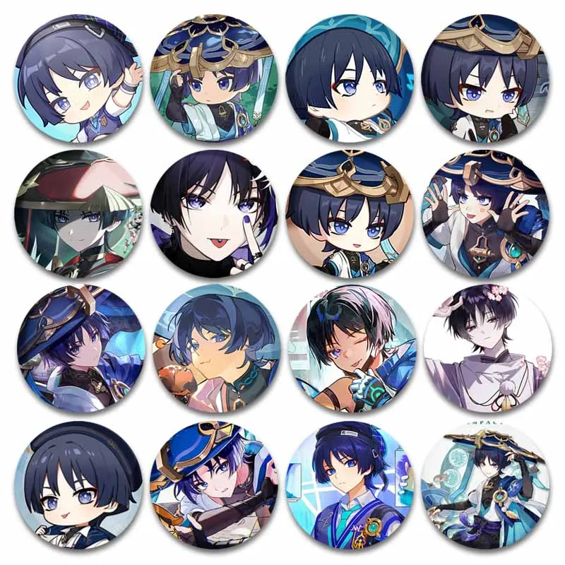 Game Role Wanderer Enamel Pins Kawaii Cartoon Snap-in Brooch Hats Backpack Clothes Badge Accessory Jewelry Gift for Kids Friends