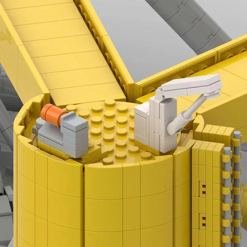 City Street View Modello Moc Mattoni da costruzione Tecnologia di turbina eolica galleggiante Blocchi modulari Regalo Giocattoli di Natale Set fai da te Assemblaggio