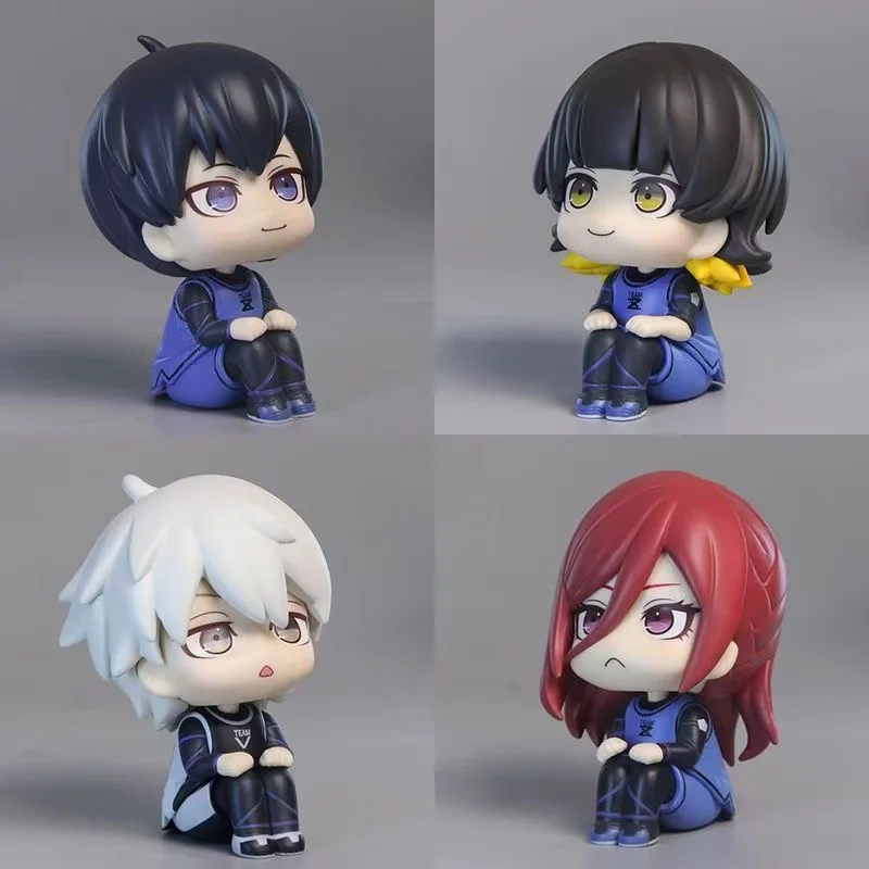 

BLUE LOCK Collect Anime Figures Nagi Seishiro & Chigiri Hyoma & Bachira Meguru & Isagi Yoichi Model Action Figures Toys for Kid