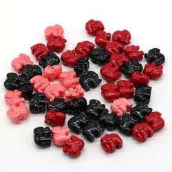 10pcs Elephant Shape Loose Beads Natural Red Coral spacer beads for Jewelry Making supplies DIY Necklace Bracelet Accessories