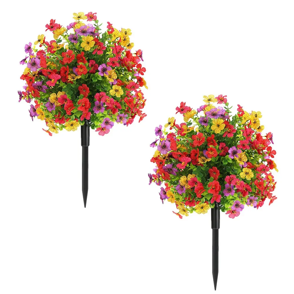 

2Pcaks 24In Artificial Boxwood Topiary Ball Trees Realistic & Versatile Decor Porch Simulation Flower For Year-round Decor