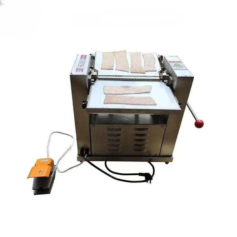 

Commercial Multi-Functional Pork Skin Peeler Machine Thickness Adjustable Pig Skin Removal Equipment For Meat Processing