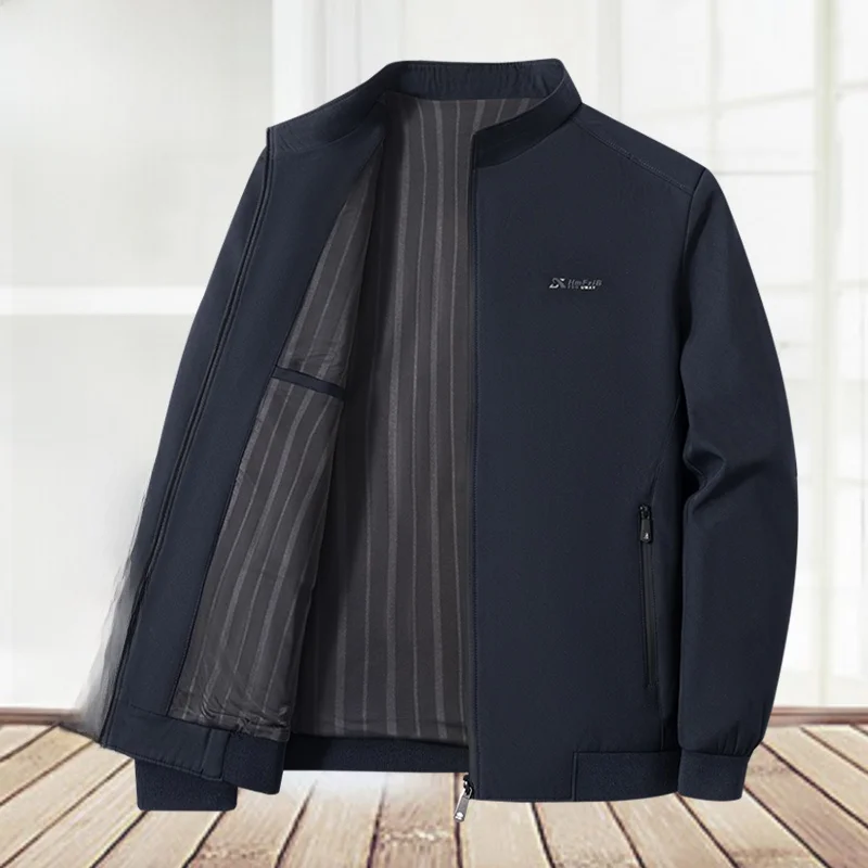 

Мужская ветрозащитная куртка TUCANO 2025 с воротником-стойкой, на молнии, повседневная, с защитой от сминания, с отворотами, приталенная, из полиэстера...