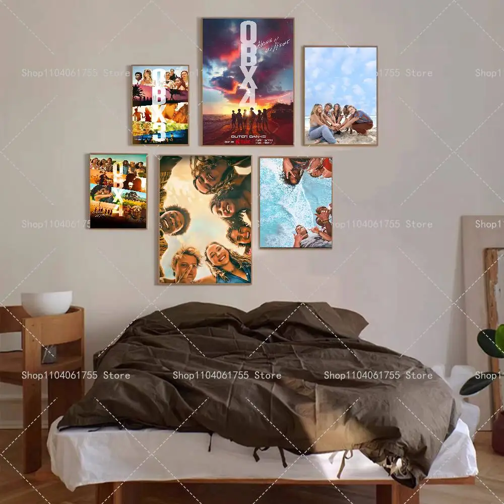 Vintage O-Outer B-Banks TV Series Poster Self-adhesive Art Waterproof Paper Sticker Coffee House Bar Room Wall Decor