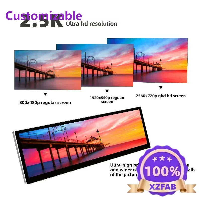Factory Direct 2026 14.5 inch CNC strip display high definition IPS touch  Type-C portable computer expansion chassis