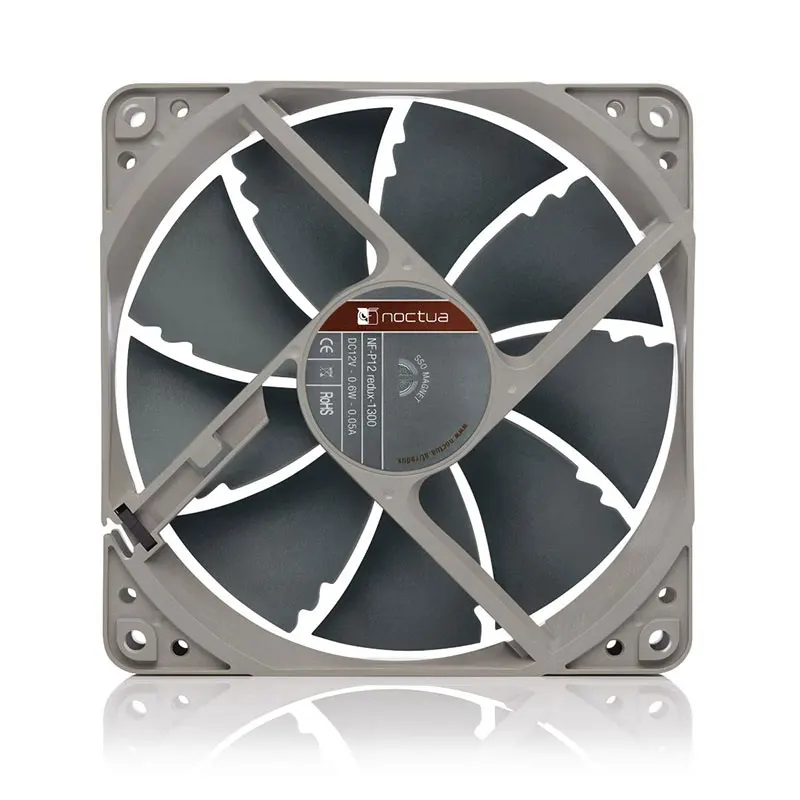 Noveca Nf-p12 Redux1300pwm 12cm Case Ventilador Cpu Ventilador 4pin Ventilador Lâmina Design Sso Rolamento Redemoinho Controle Atual Anos de Garantia
