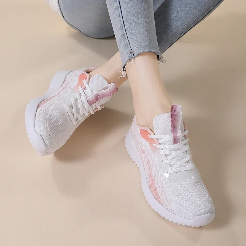 2024 Fashion BKQU Ladies Casual Sneakers Casual Designer Girls Shoes Running Hiking Walking Women Tennis Shoes Free Shipping