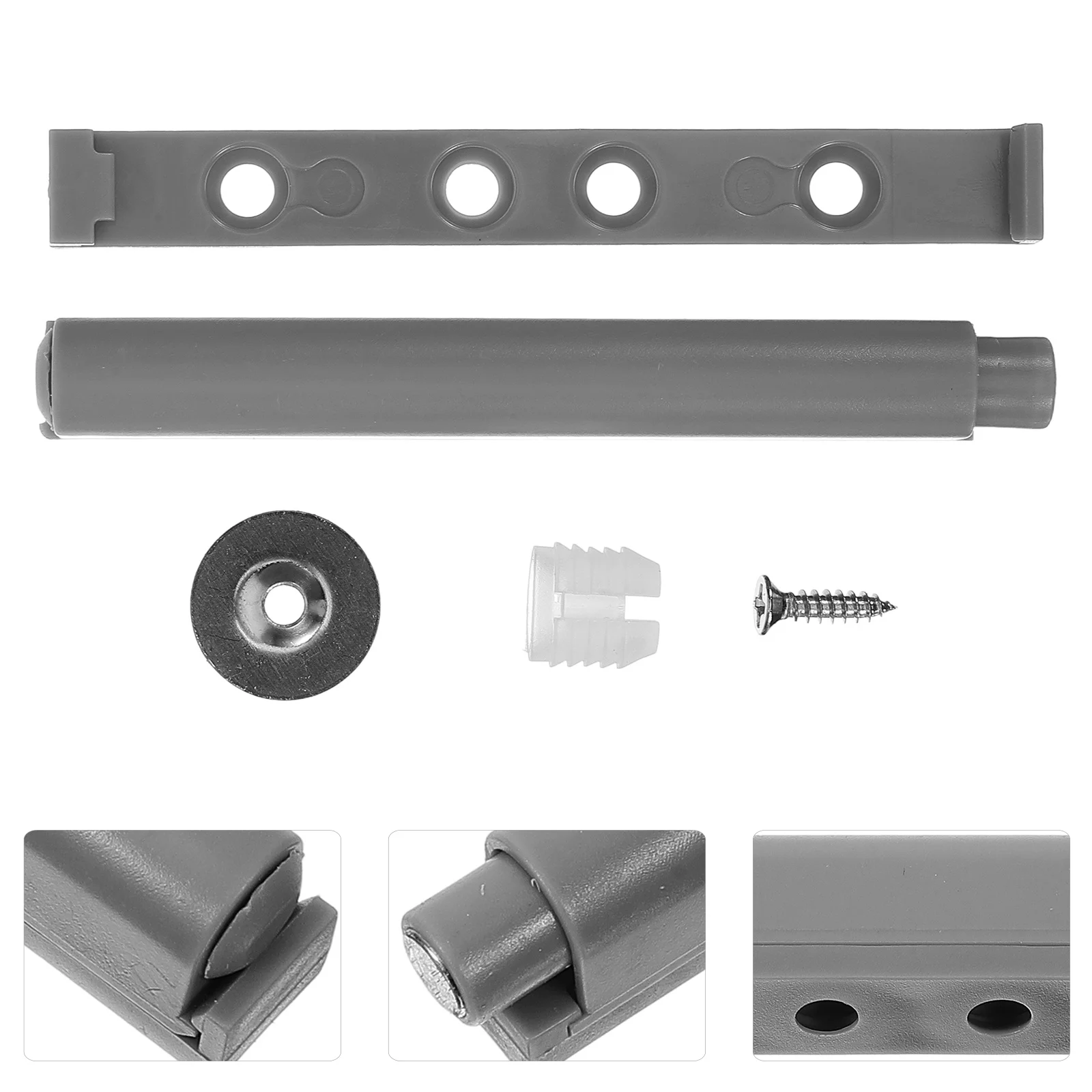 

4Pcs Wardrobe Damper Soft Closing Door Buffer for Wood Metal Glass Doors Cabinet Damping System Silent Closure Mechanism