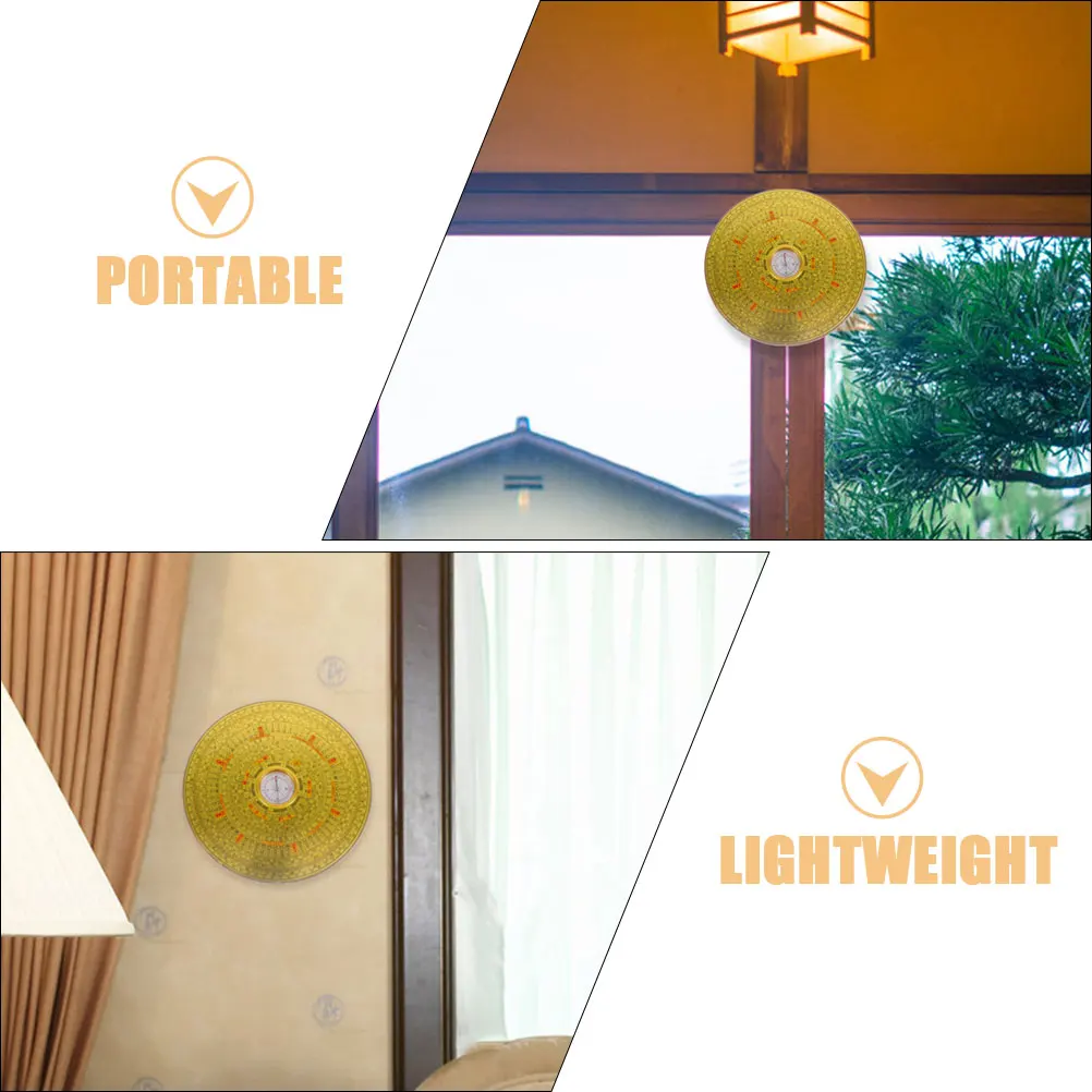 合金コンパス車の装飾品風水プレート中国の装飾品八卦ペンダント装飾