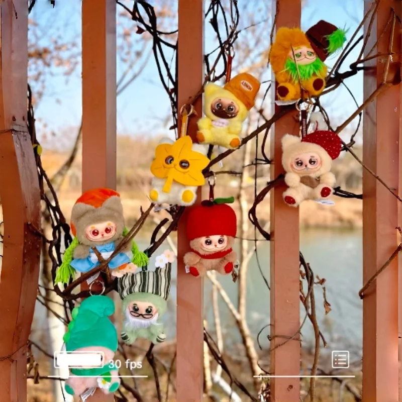 Gismow Little Hanhanbao الجيل الثاني الفينيل أفخم قلادة صندوق أعمى صديق الغابة مفاجأة دمية للنساء لعبة عصرية هدية