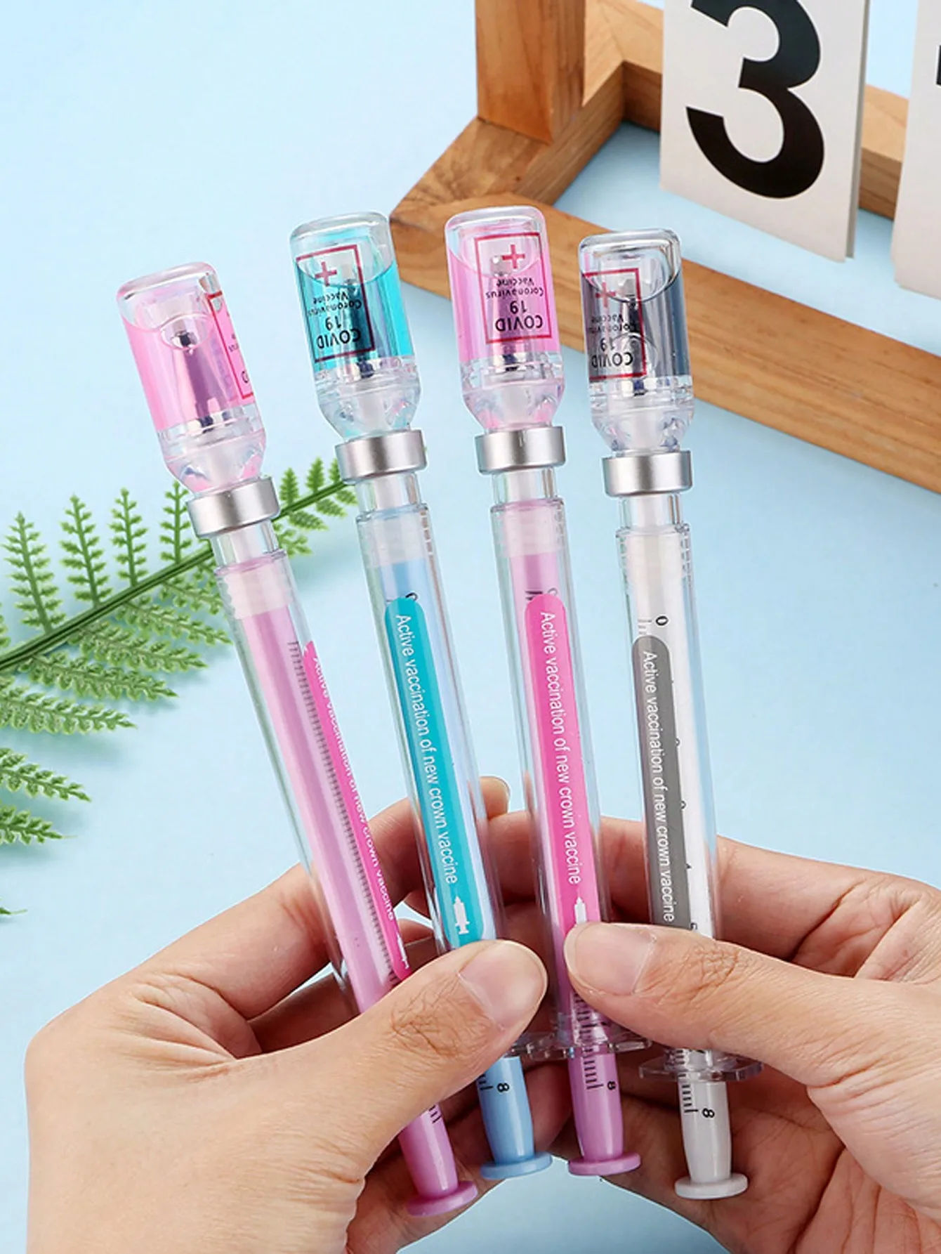 Random Syringe Pens Creative-Fun Pen Novelty Medical Ballpoint Pens Gift for Nurses,Nurse Doctor Pretend Play Party Supplies