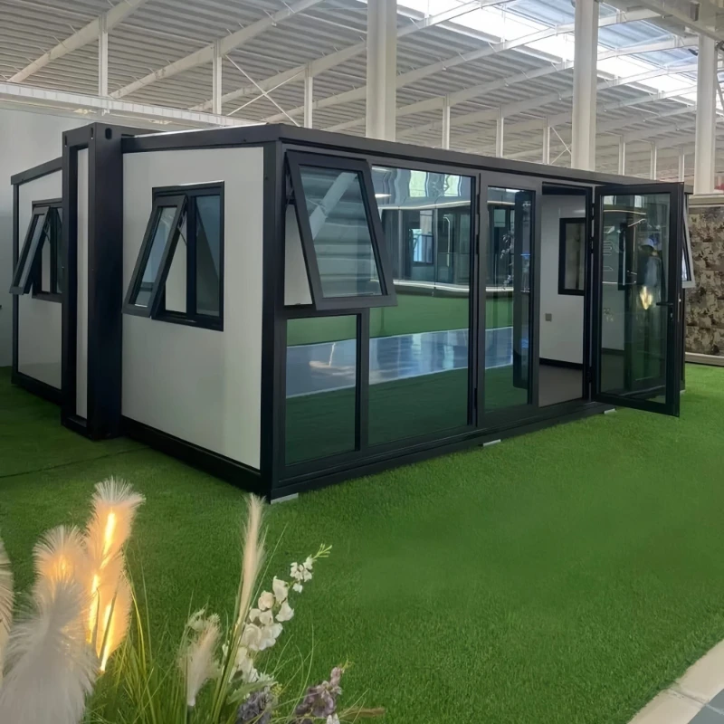 Expandible Mobile Prefab Home 20ft 40ft Living Container House Mobile Tiny House Cabin Expandable Container House Hotel Homes