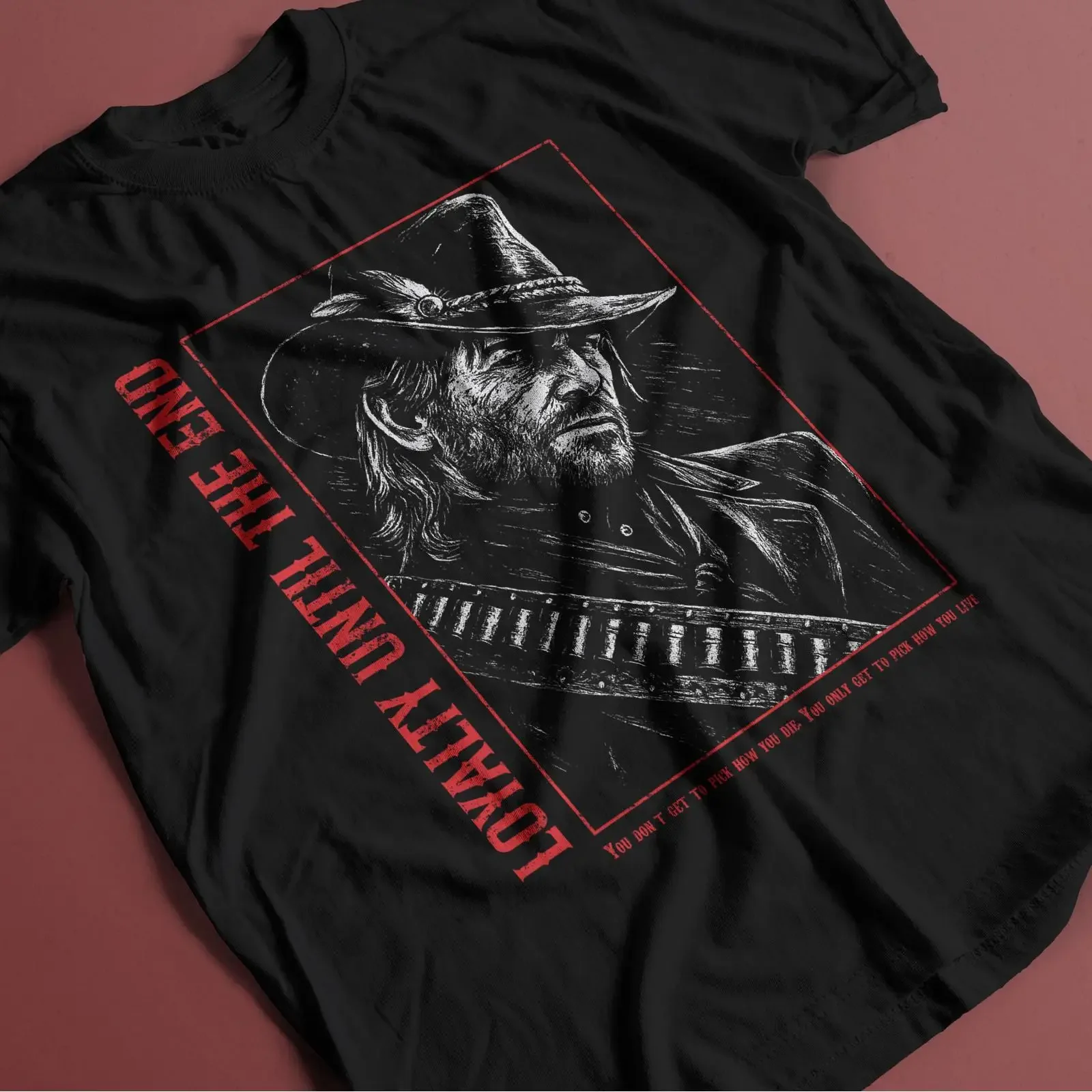 Outlaw Cowboy T Shirt Western Gunslinger Style Vintage Frontier ArT vintage Washed fashion Soft Comfortable graphic Breathable