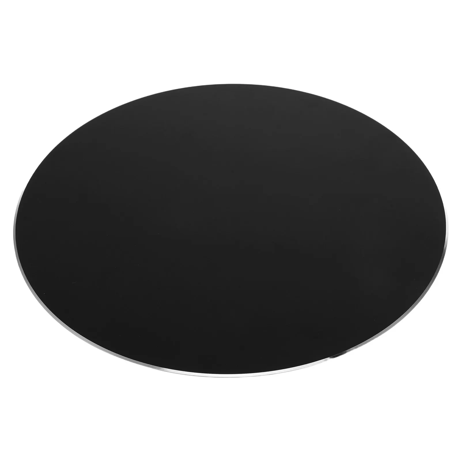 Black Aluminum Alloy Hard Mouse Pad Double-Sided Waterproof Metal Mouse Mat Fast Accurate Control Office Bed Desk Use view 6