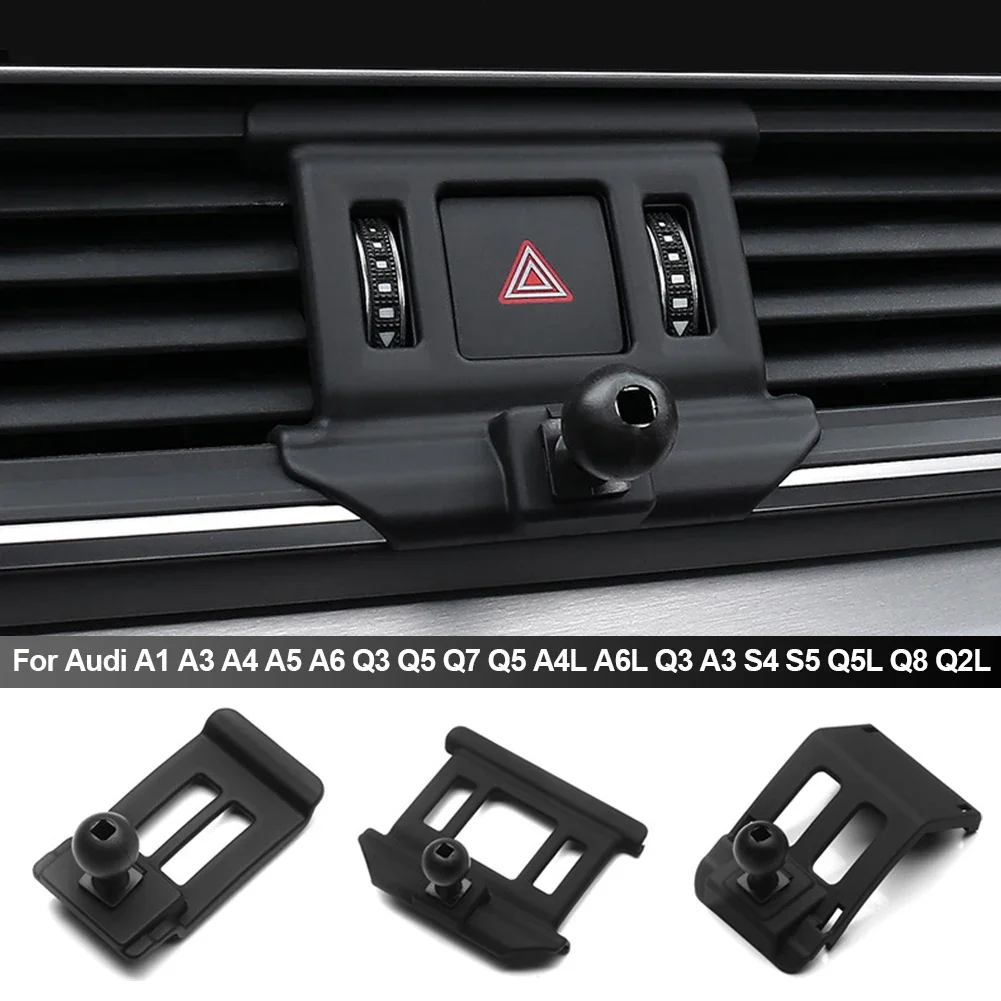 for Audi A1 A3 A4L A5 S4 S5 A6L Q2L Q3 Q5 Q5L Q7 Q8 Car Dedicated GPS Phone Stand Holders Base Collocation Mount Bracket