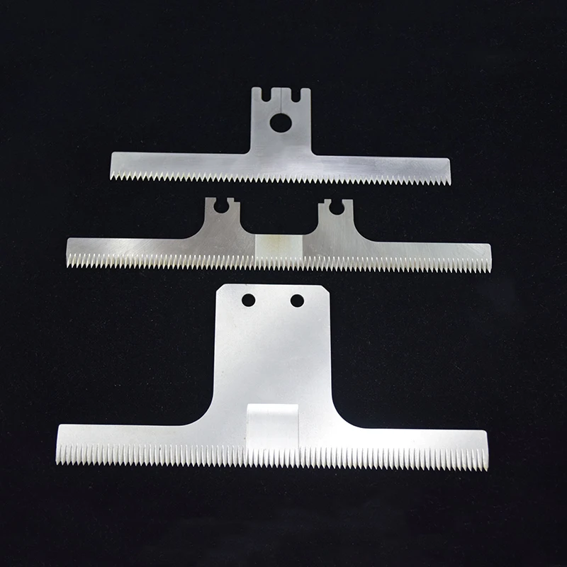T Shape Tooth Packing Machine Cutting Blade Vertical Packaging Machinery Saw Blade Zigzag Knife For Horizontal Sealing Machine