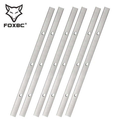 FOXBC 333x12x1,5mm cuchillas cepilladoras cuchillo para Metabo DH 330 DH316 cepilladora carpintería máquina parte 6 uds