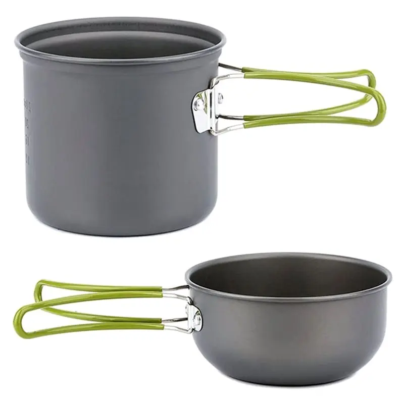 

AA01-Сверхлегкий набор посуды для кемпинга, набор кастрюль, уличная посуда для пеших прогулок, треккинга, пикника, альпинизма
