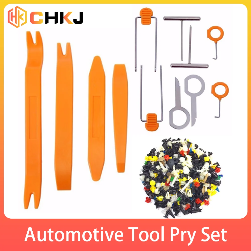 

CHKJ 12Pcs/Lot Hand Tool Pry Tool Trim Removal Tool Car Radio Door Clip Panel Dash Audio Professional Refit Repairing Tool