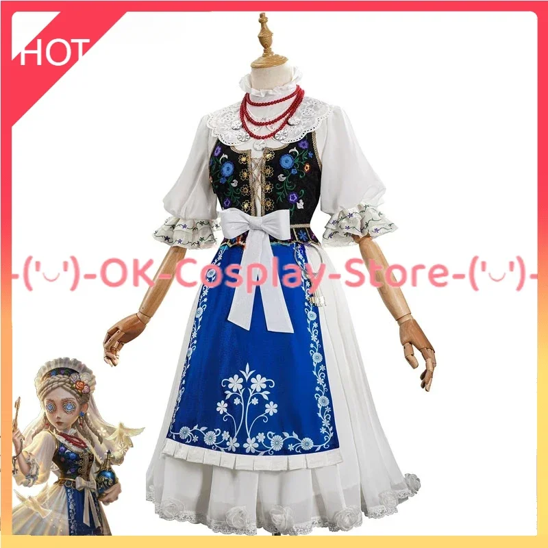 

[Custom Made] Game Identity V Perfumer Judit Cosplay Costume Women Gothic Dress With Veil and Glasses Anime Clothing Party Suit