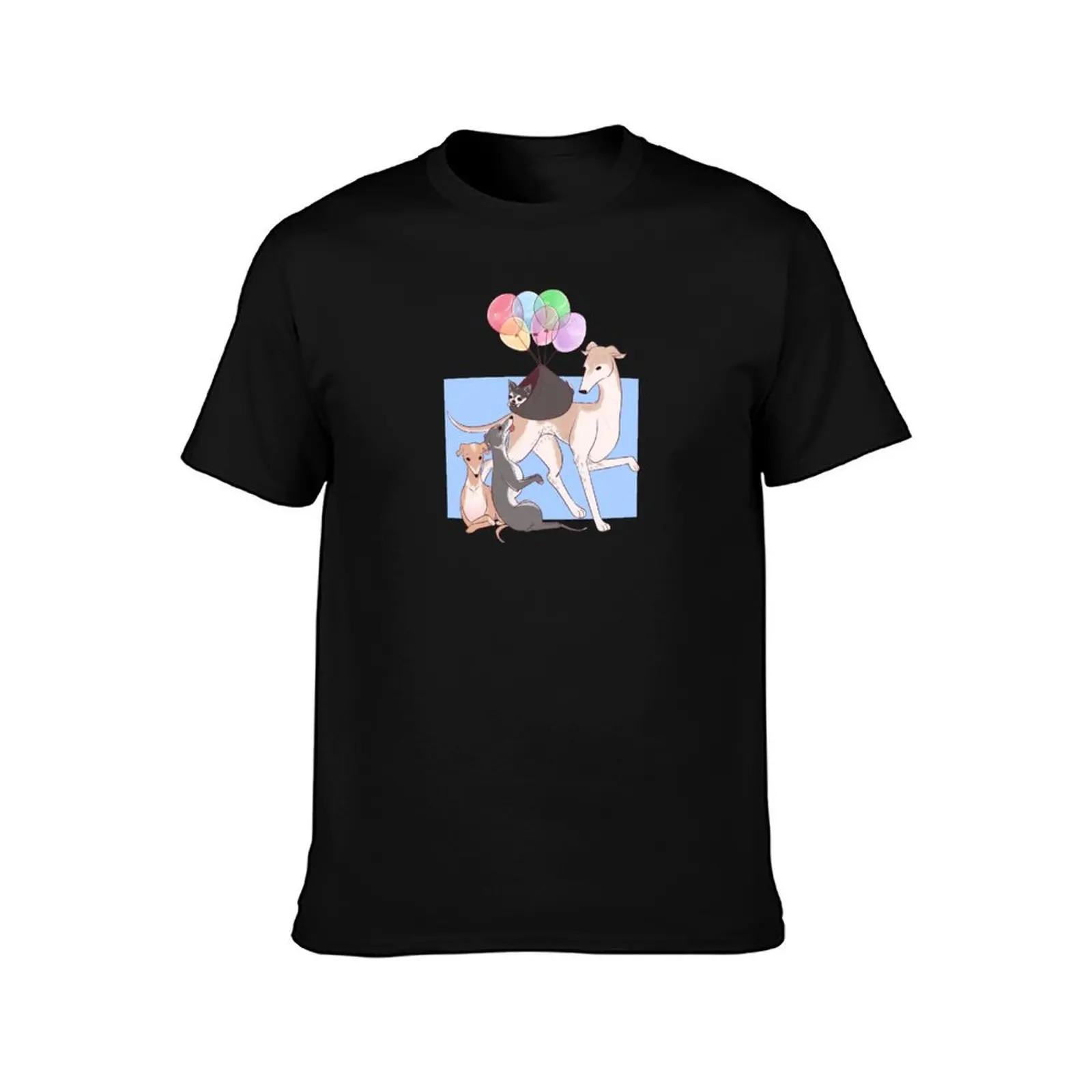two goblins a horse and a baby T-Shirt Basic Solid Color Short Sleeve T-Shirt