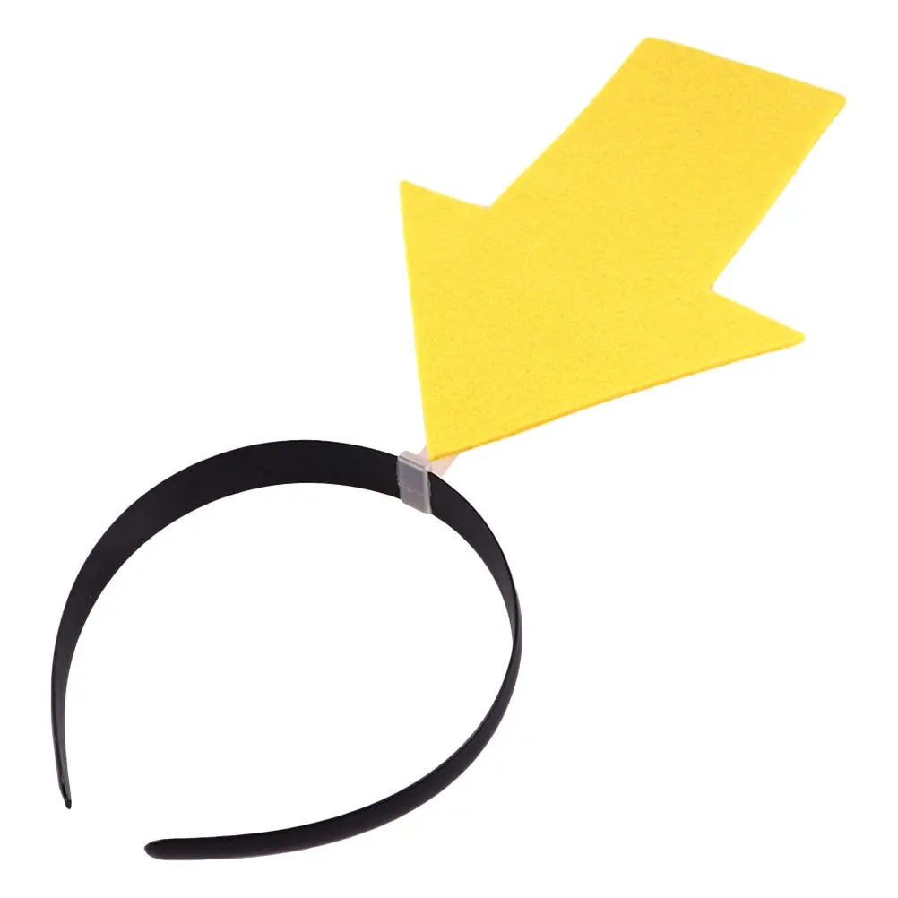 

Carnival Headpiece Arrow Hair Hoop for Birthday Parties Costume Events Photo Props Fun Dress Up Headwear Stylish Cloth Band