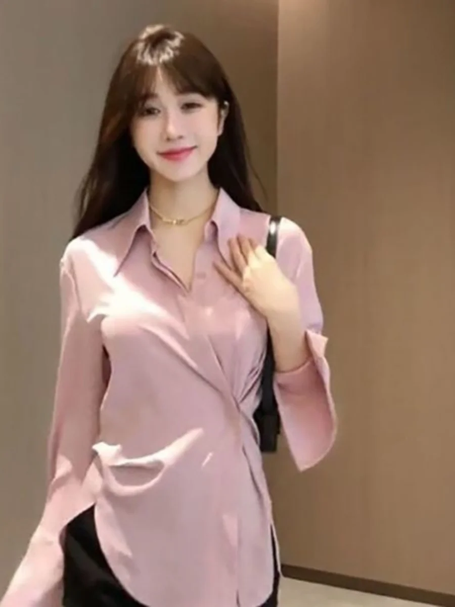 

Прозрачная тонкая длинная рубашка в корейском стиле, модная, с защитой от солнца, повседневная, в стиле Pure Desire