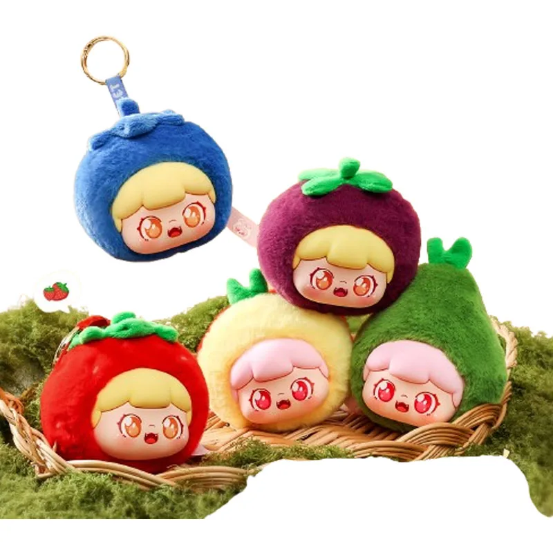 

New model Plush Toy Keychain Funny Animal Hat Girl Backpack Cartoon Character Pendant Car Pendant Christmas