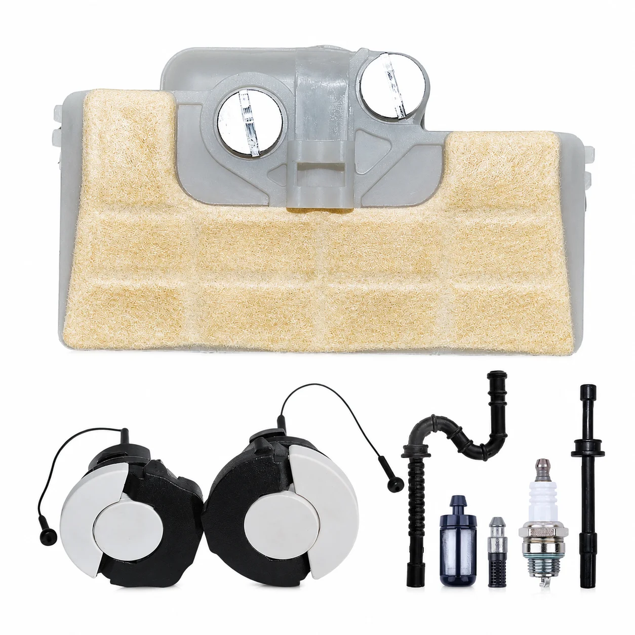 Air Filter Kit For Stihl 029 039 MS290 MS340 MS360 MS390 Chainsaw Air Cleaner Filter L7T Tune Up Replaces 1123 120 1613 Parts