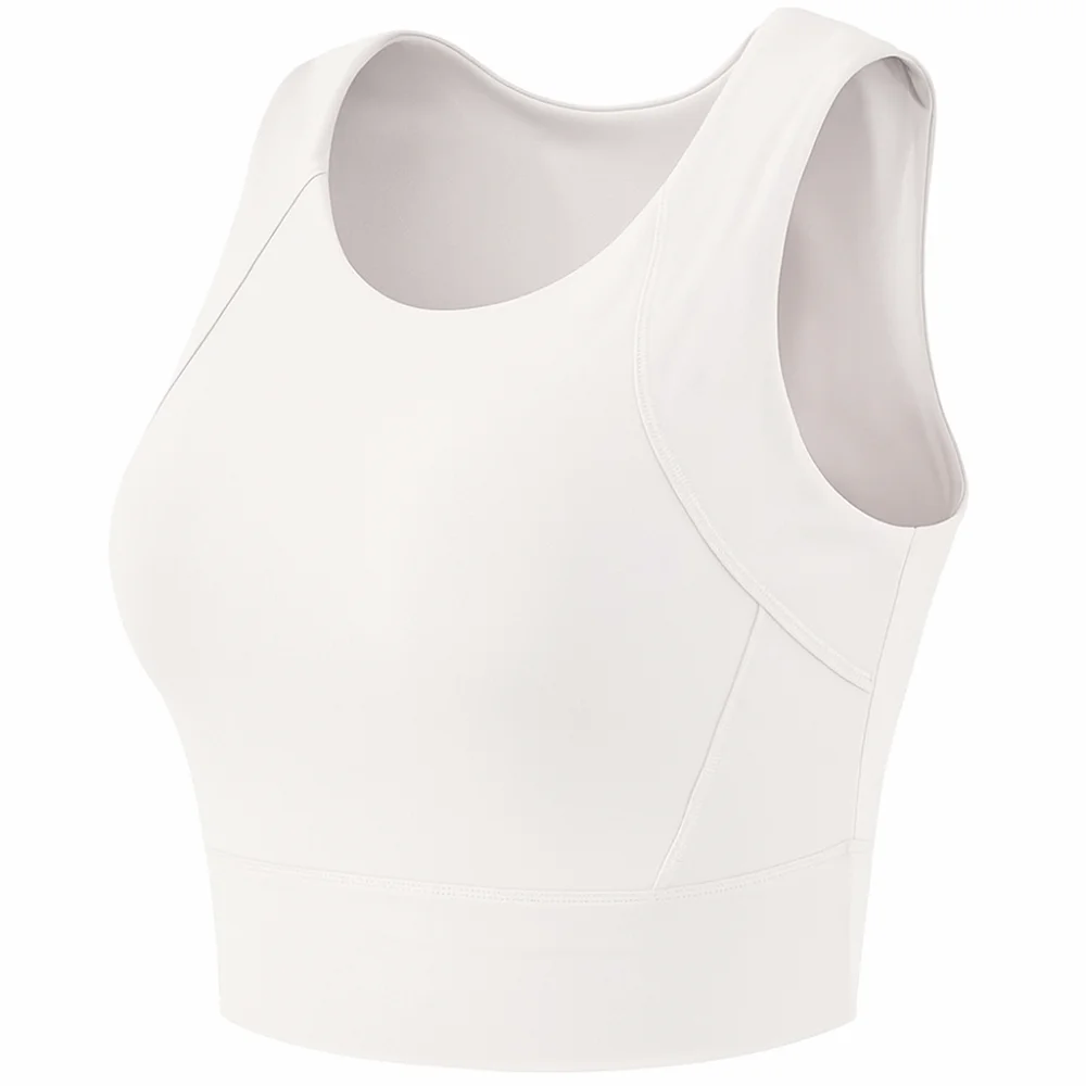 حمالة صدر رياضية عالية القوة على شكل سترة، أكواب ثابتة قابلة للتنفس، حمالة صدر للياقة البدنية، تصميم خلفي جميل، دعم جانبي، حمالة صدر رافعة للجري في الهواء الطلق #1