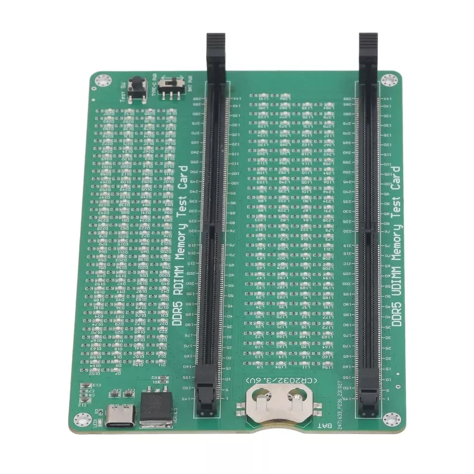 1pcs* DDR5 Memory Tester Multipurpose PCB DDR5 Memory Test Card For R DIMM U DIMM