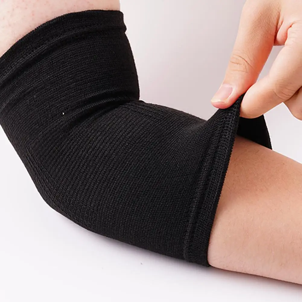 Nylon Sports Safety Knee Pad Support Running Cycling Bandage Sweat Basketball Arm Sleeve Elbow Brace Bandage Elbow Pad