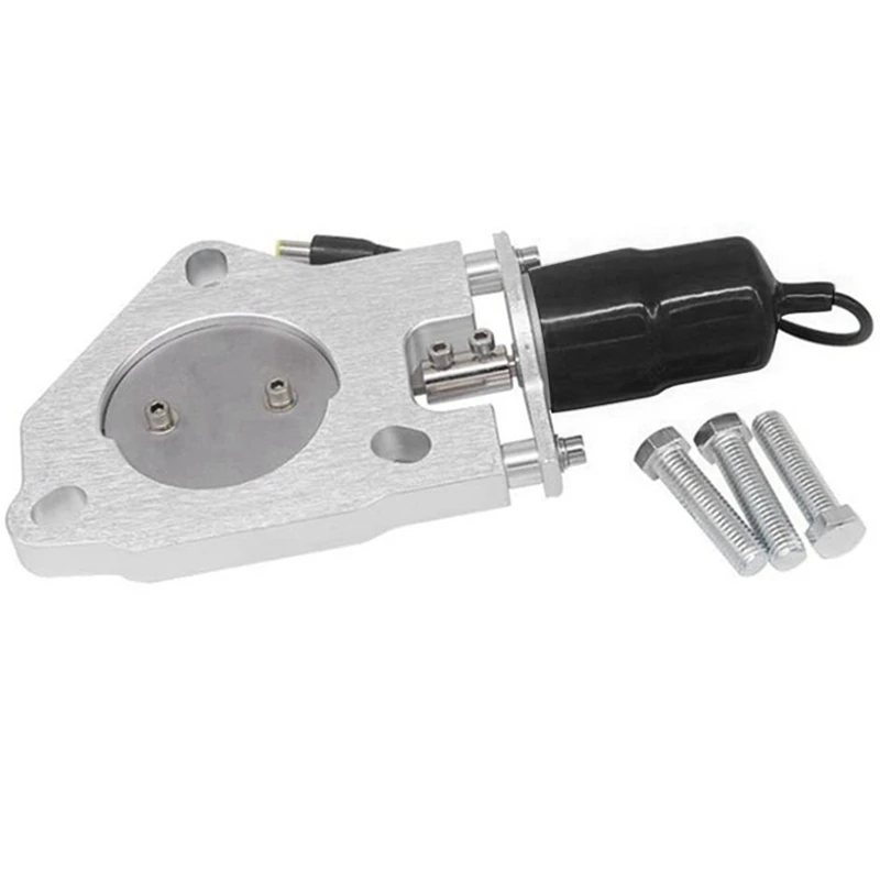 For Modified Aluminum Electric Control Valve Exhaust Pipe Tail Throat (Applicable to 3 Inches)