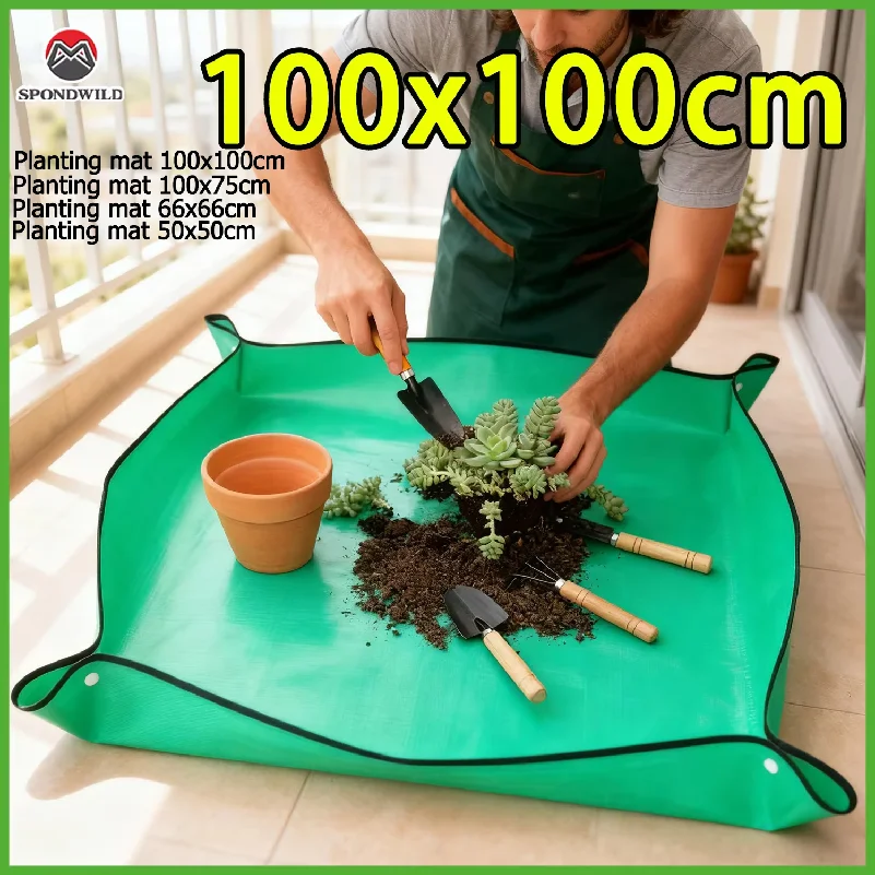 Tray Plant Accessories Plant Regeneration Mat Waterproof Transplant Pad Mixing Soil Plant Pruning Tool Gardening Gifts