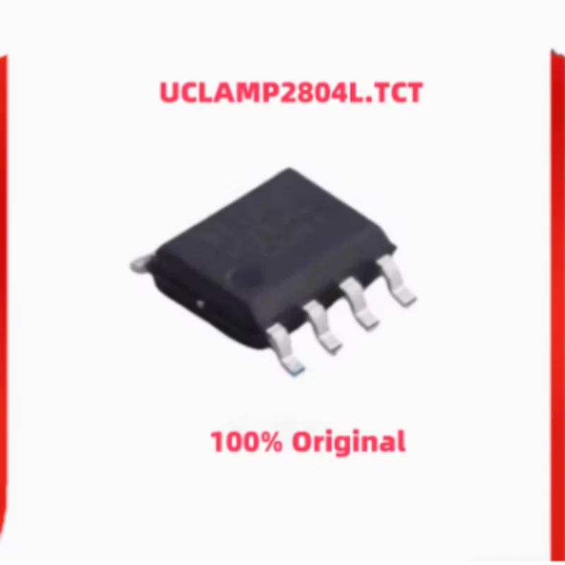 10PCS UCLAMP2804L.TCT SOIC-8 2.8V 4Channel ESD Suppressor TVS Diode 10V Clamp High Speed Interface Protection New Original