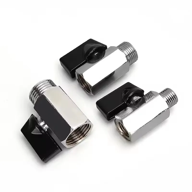 Brass Ball Valve Air Compressor Water Gas Oil Shut Off Valve 1/8" 1/4" 3/8" 1/2" BSP Threaded Mini Male To Female