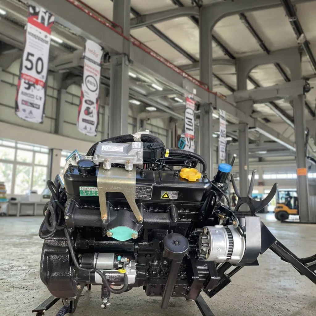 Laidong High Diesel Engine Assembly for Construction Machinery Euro 4 Emission 2.48L 4-Stroke Water-Cooled Electric Start