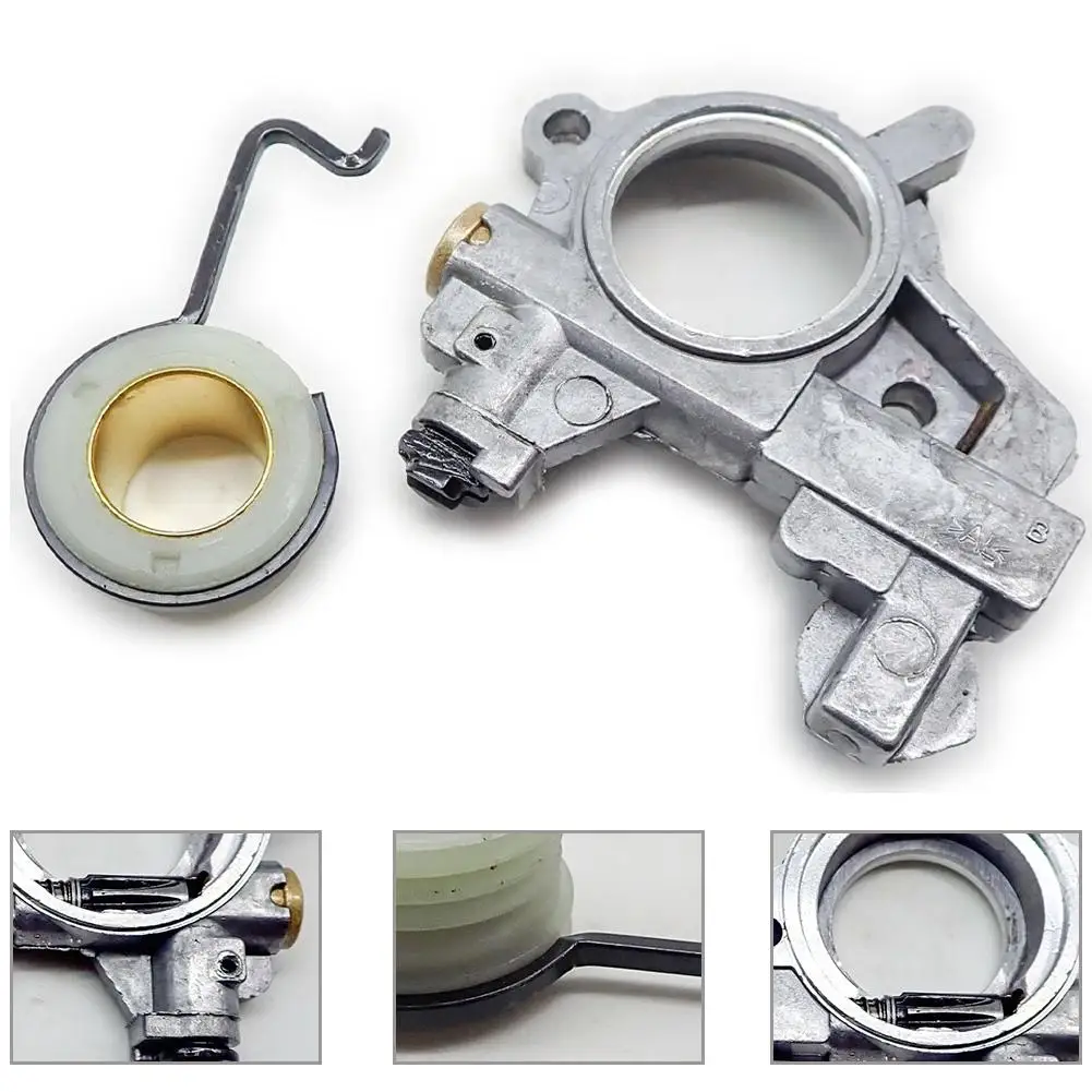 Auto Oiler Oil Pump For 046 Ms460 Ms461 Ms441 1128640 Chainsaw Garden Lawn Mower Spare Parts Replacement Oil Pump