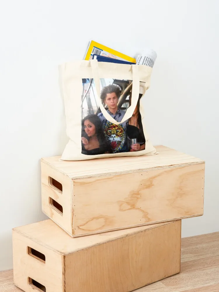 Michael Cera on Jersey Shore Tote Bag Canvas bag for women handbag shopping trolley bag tote university