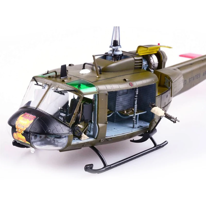 Kitty Hawk-Kit de modelo de avión ensamblado KH80154, helicóptero de UH-1D "Huey" de EE. UU., 1/48