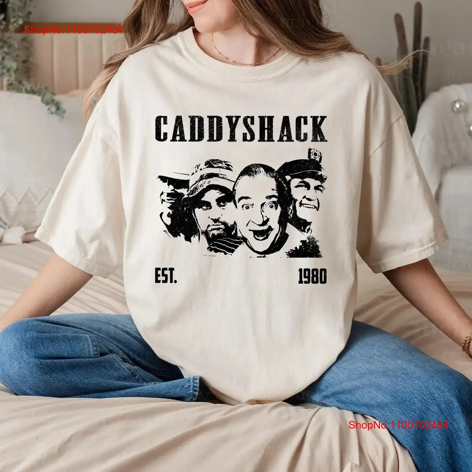 Caddyshack T Shirt Movie Retro Vintage Classic s for him Christmas vintage Washed Soft homme Versatile streetwear Unisex