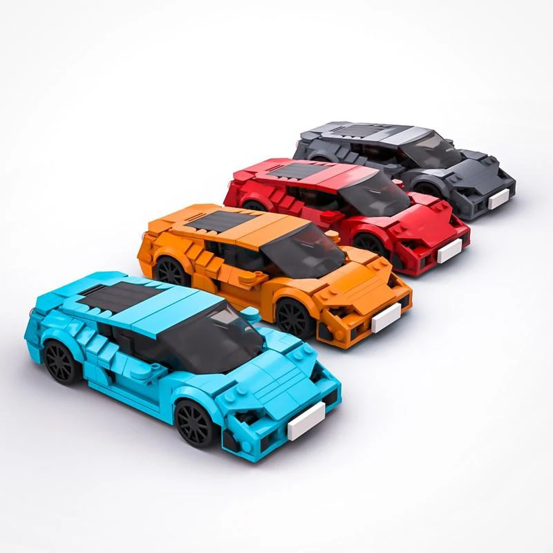 

NEW 361PCS MOC City Champions Super Car Noble M600 Model Technology DIY Assembly Building Blocks Display Birthday Gift Building