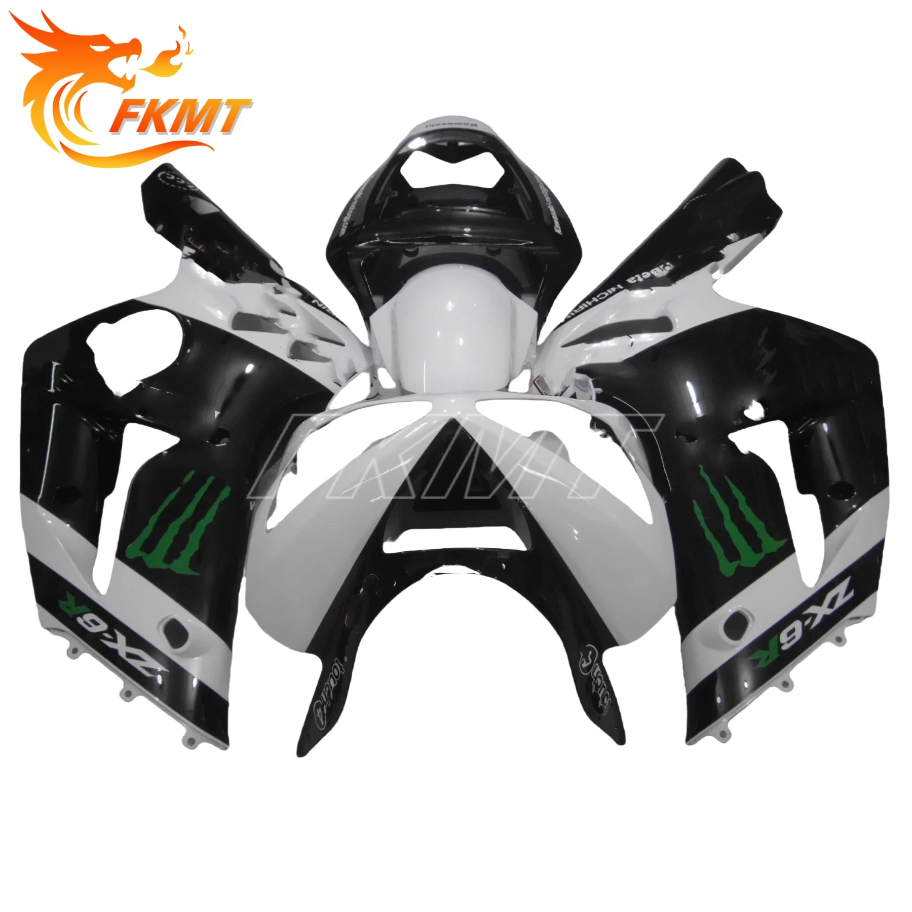 

Motorcycle Fairing Kit ABS Plastic Injection Body Full Accessories Bodykits For Kawasaki Ninja 636 ZX6R ZX-6R ZX6R 2003 2004